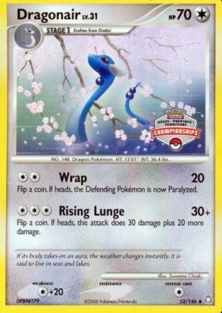 Dragonair - 52/146 (State Championships) 052/146 card from League & Championship Cards