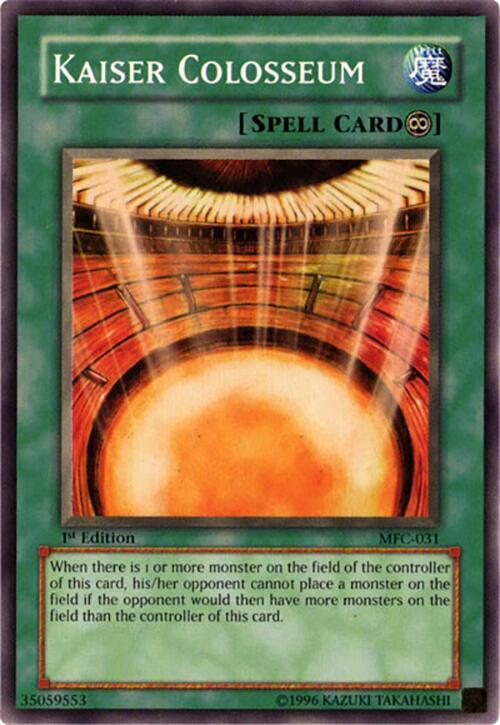 Kaiser Colosseum MFC-031 card from Magician's Force
