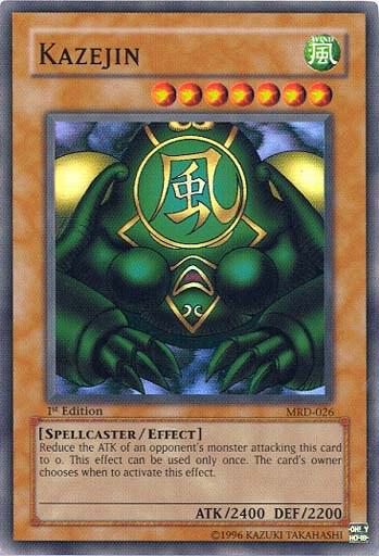 Kazejin MRD-026 card from Metal Raiders