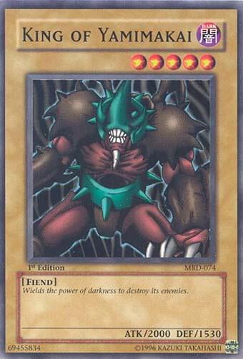 King of Yamimakai MRD-074 card from Metal Raiders