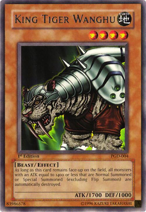 King Tiger Wanghu PGD-004 card from Pharaonic Guardian