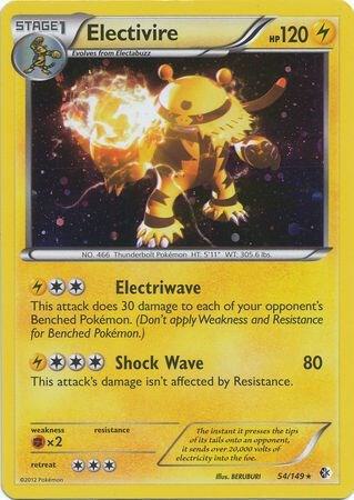 Electivire - 54/149 (Cosmos Holo) 054/149 card from Blister Exclusives