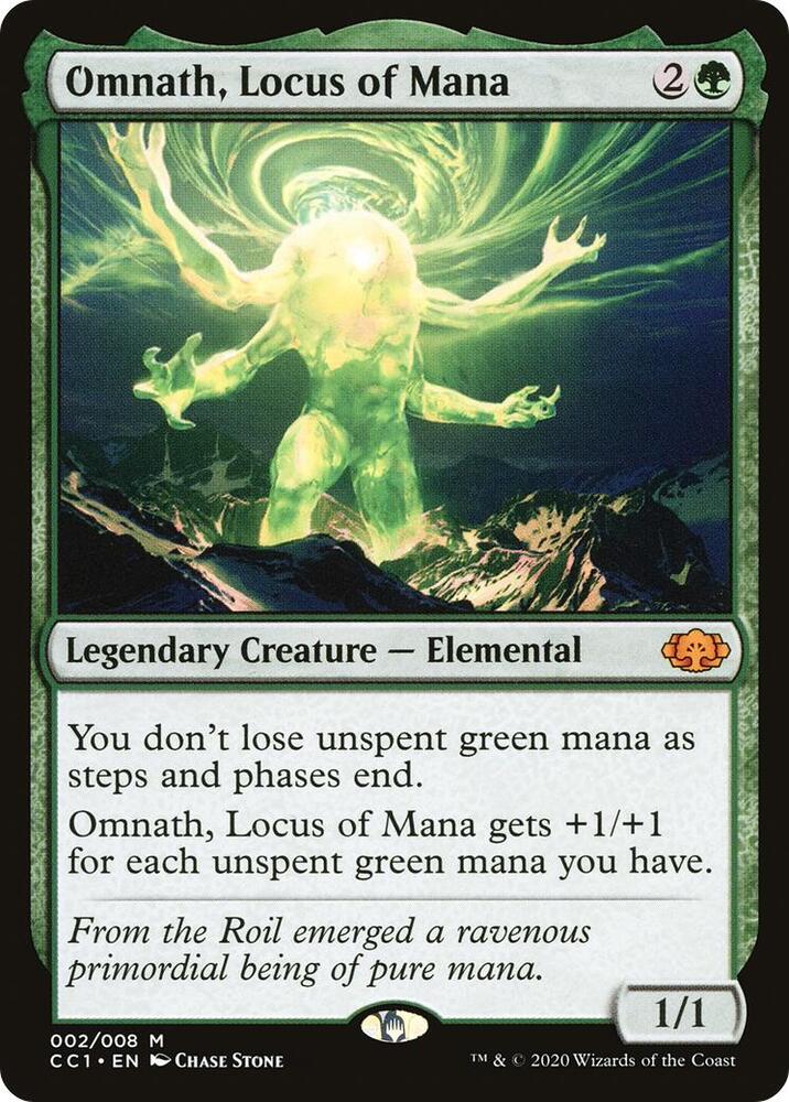 Omnath, Locus of Mana 2 card from Commander Collection: Green