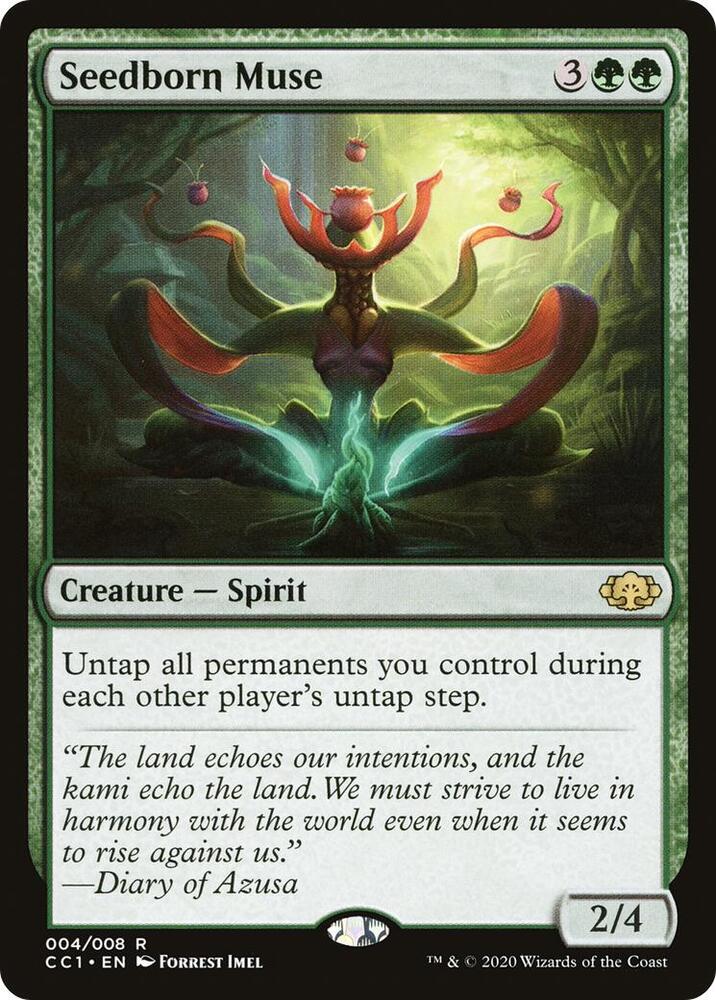 Seedborn Muse 4 card from Commander Collection: Green