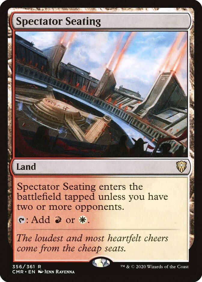 Spectator Seating 356 card from Commander Legends