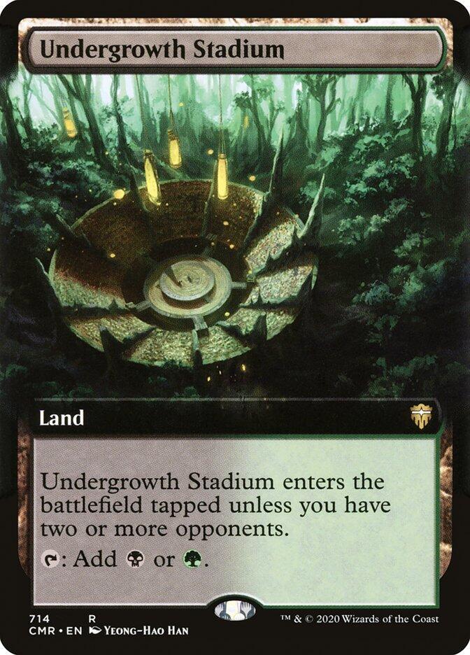 Undergrowth Stadium (Extended Art) 714 card from Commander Legends