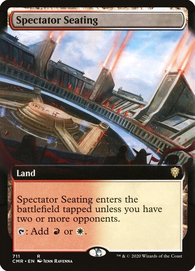 Spectator Seating (Extended Art) 711 card from Commander Legends