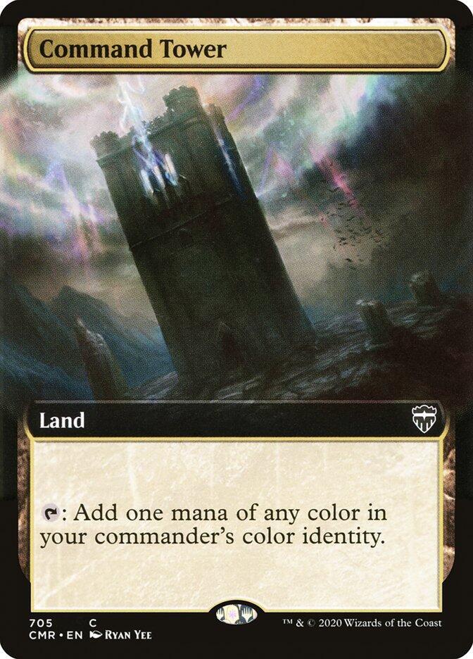 Command Tower (Extended Art) 705 card from Commander Legends