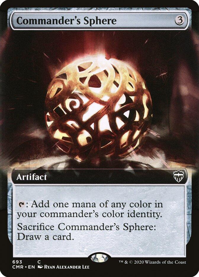 Commander's Sphere (Extended Art) 693 card from Commander Legends