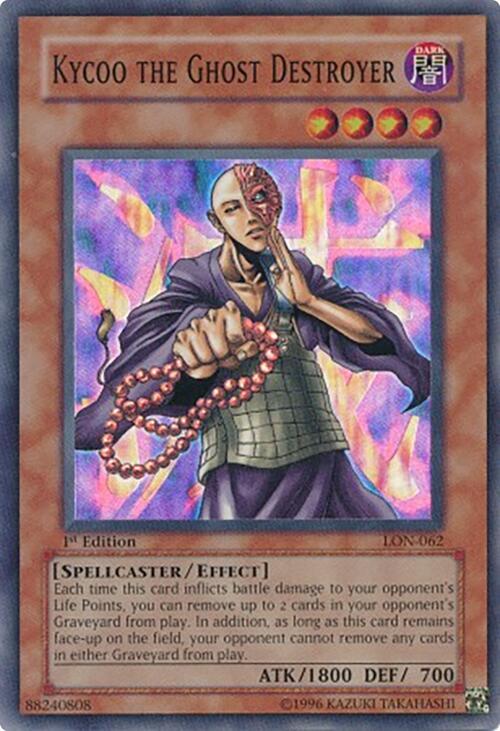 Kycoo the Ghost Destroyer LON-062 card from Labyrinth of Nightmare