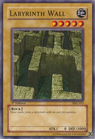 Labyrinth Wall MRL-055 card from Magic Ruler