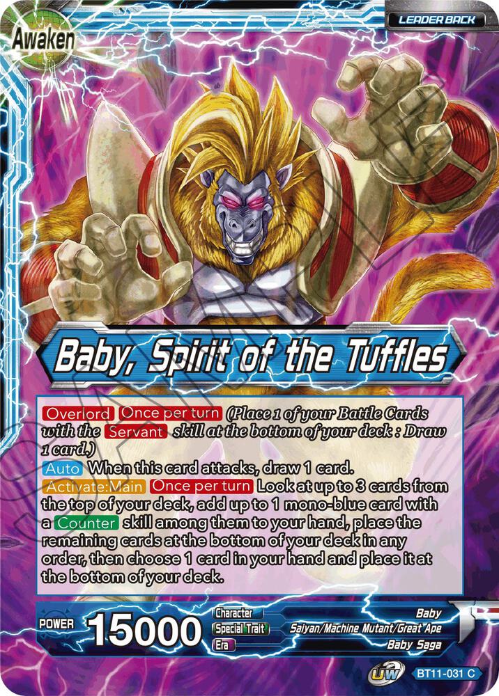 Baby // Baby, Spirit of the Tuffles BT11-031 card from Vermilion Bloodline