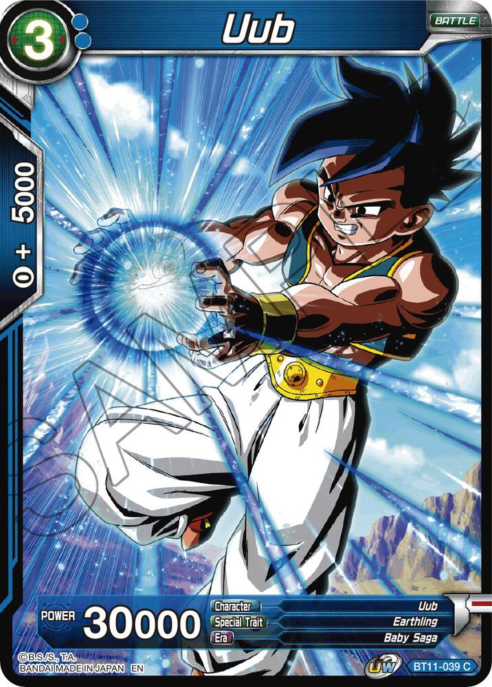Uub BT11-039 card from Vermilion Bloodline