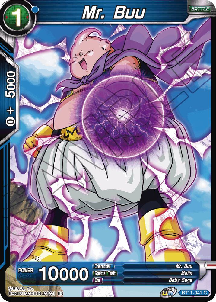 Mr. Buu BT11-041 card from Vermilion Bloodline