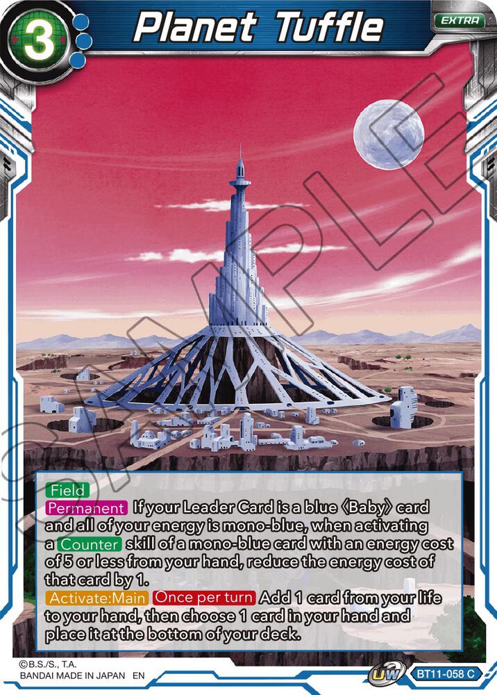 Planet Tuffle BT11-058 card from Vermilion Bloodline