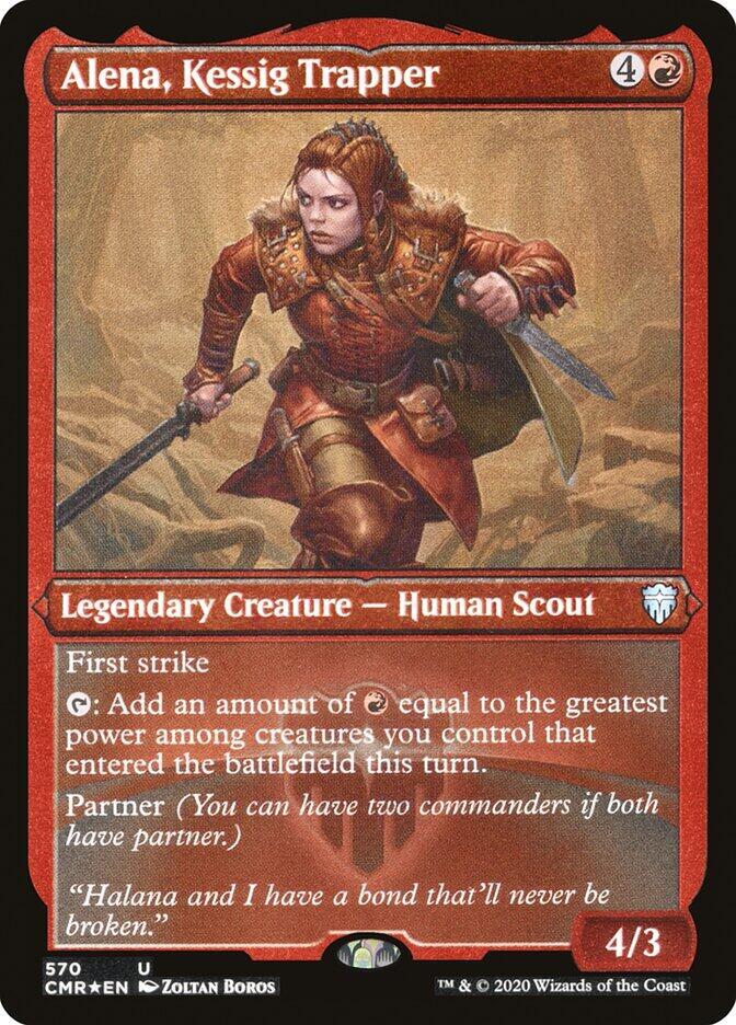 Alena, Kessig Trapper (Foil Etched) 570 card from Commander Legends