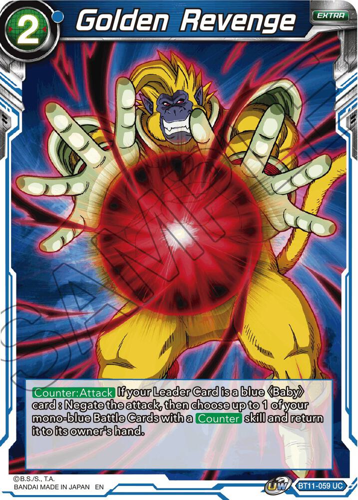 Golden Revenge BT11-059 card from Vermilion Bloodline