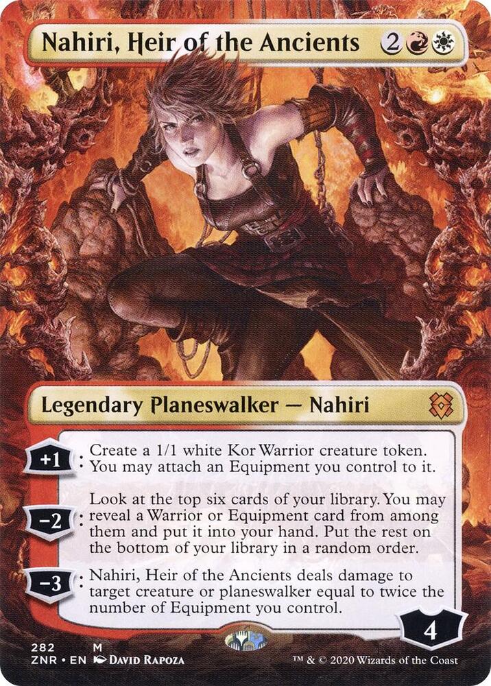 Nahiri, Heir of the Ancients (Borderless) 282 card from Zendikar Rising