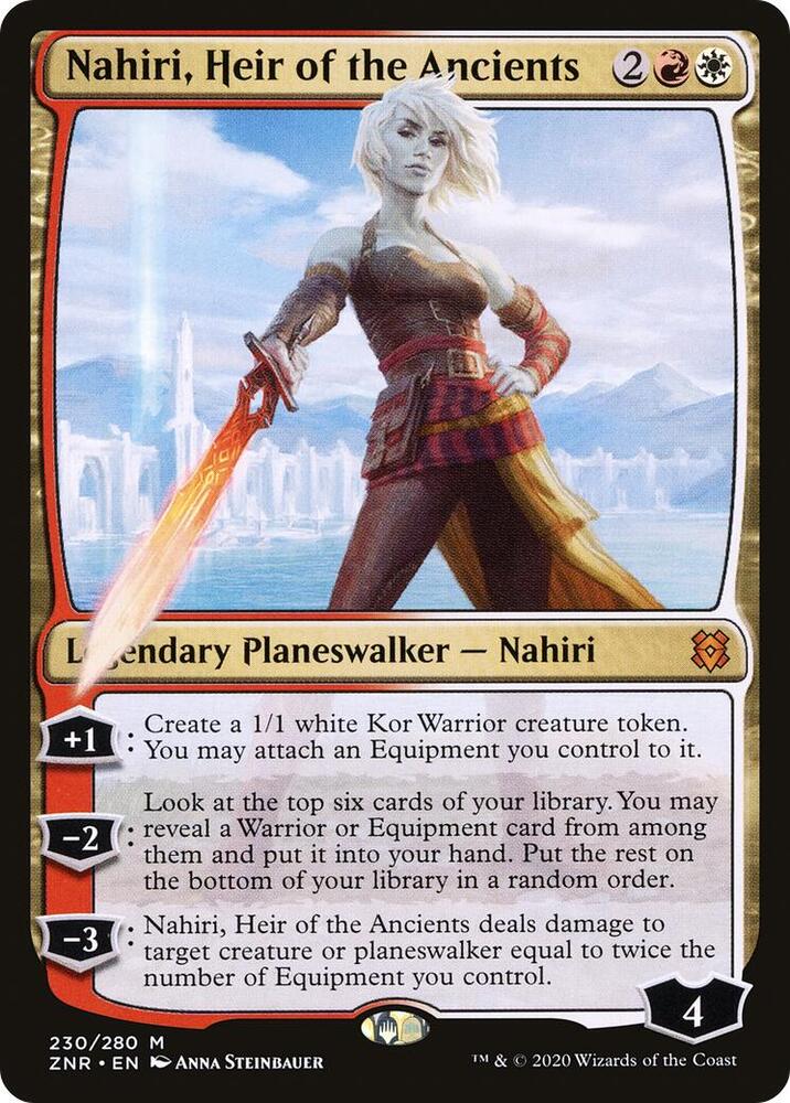 Nahiri, Heir of the Ancients 230 card from Zendikar Rising