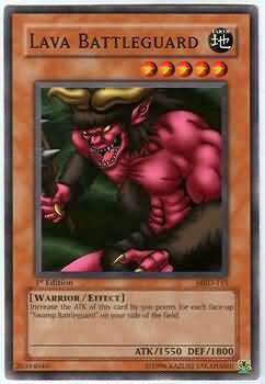 Lava Battleguard MRD-115 card from Metal Raiders