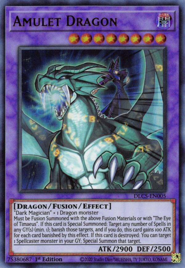 Amulet Dragon DLCS-EN005 card from Dragons of Legend: The Complete Series