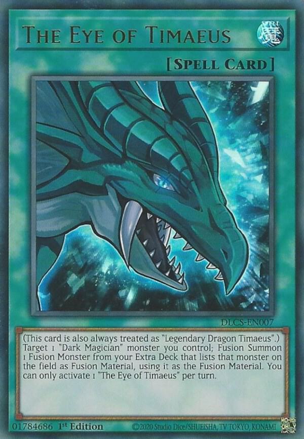 The Eye of Timaeus DLCS-EN007 card from Dragons of Legend: The Complete Series