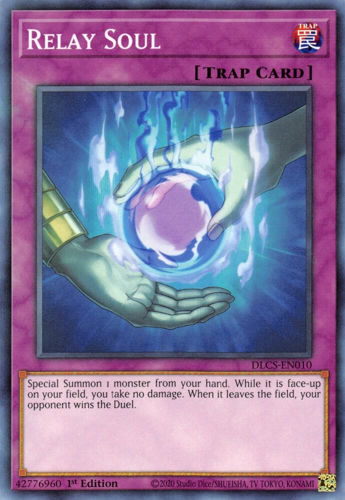 Relay Soul DLCS-EN010 card from Dragons of Legend: The Complete Series