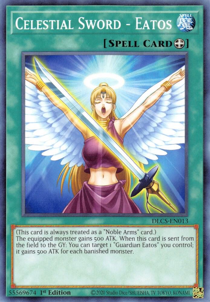 Celestial Sword - Eatos DLCS-EN013 card from Dragons of Legend: The Complete Series