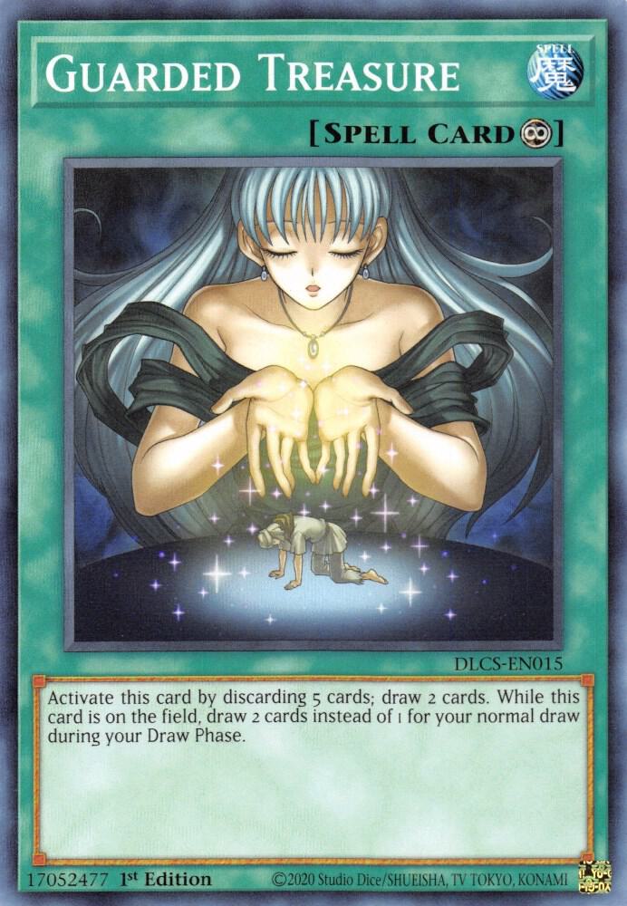 Guarded Treasure DLCS-EN015 card from Dragons of Legend: The Complete Series