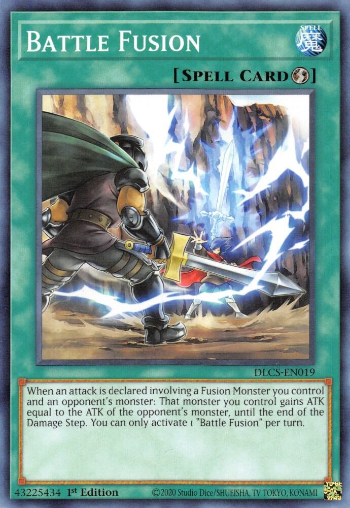 Battle Fusion DLCS-EN019 card from Dragons of Legend: The Complete Series