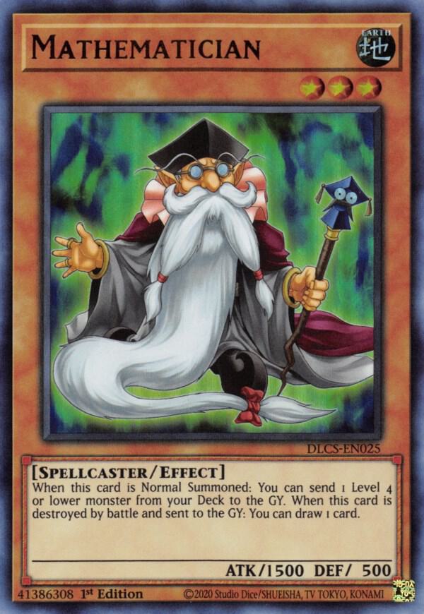 Mathematician DLCS-EN025 card from Dragons of Legend: The Complete Series