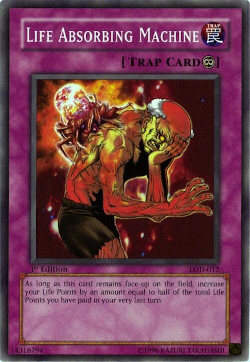 Life Absorbing Machine LOD-012 card from Legacy of Darkness