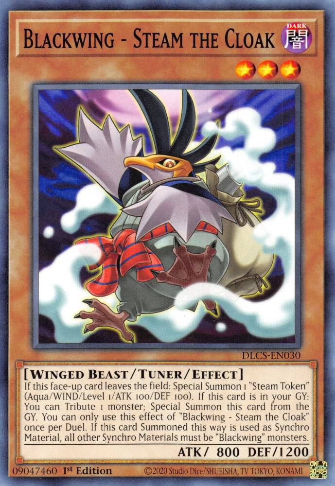 Blackwing - Steam the Cloak DLCS-EN030 card from Dragons of Legend: The Complete Series