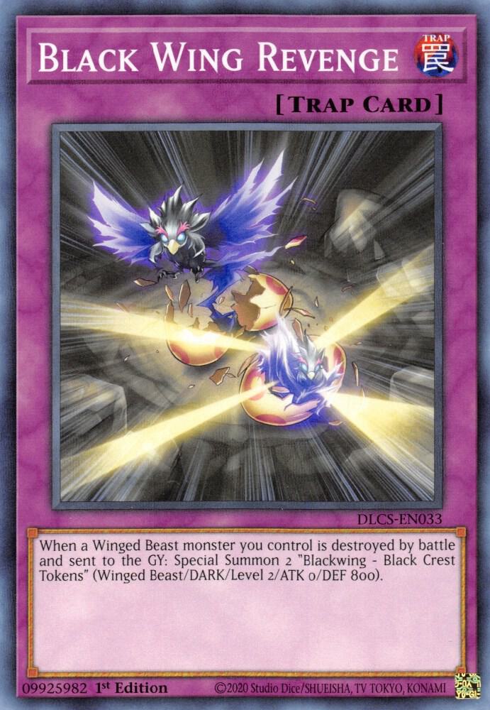 Black Wing Revenge DLCS-EN033 card from Dragons of Legend: The Complete Series