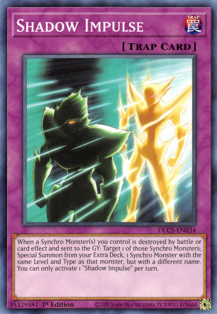 Shadow Impulse DLCS-EN034 card from Dragons of Legend: The Complete Series
