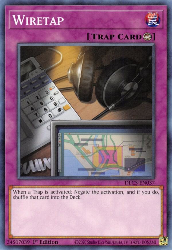 Wiretap DLCS-EN037 card from Dragons of Legend: The Complete Series