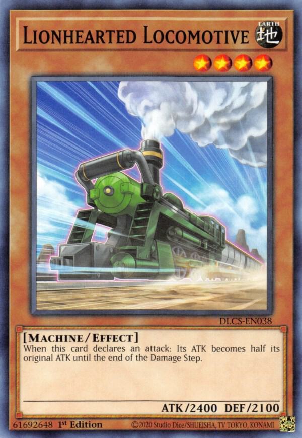 Lionhearted Locomotive DLCS-EN038 card from Dragons of Legend: The Complete Series