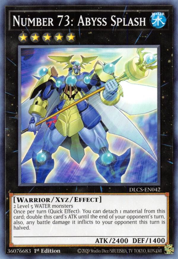 Number 73: Abyss Splash DLCS-EN042 card from Dragons of Legend: The Complete Series