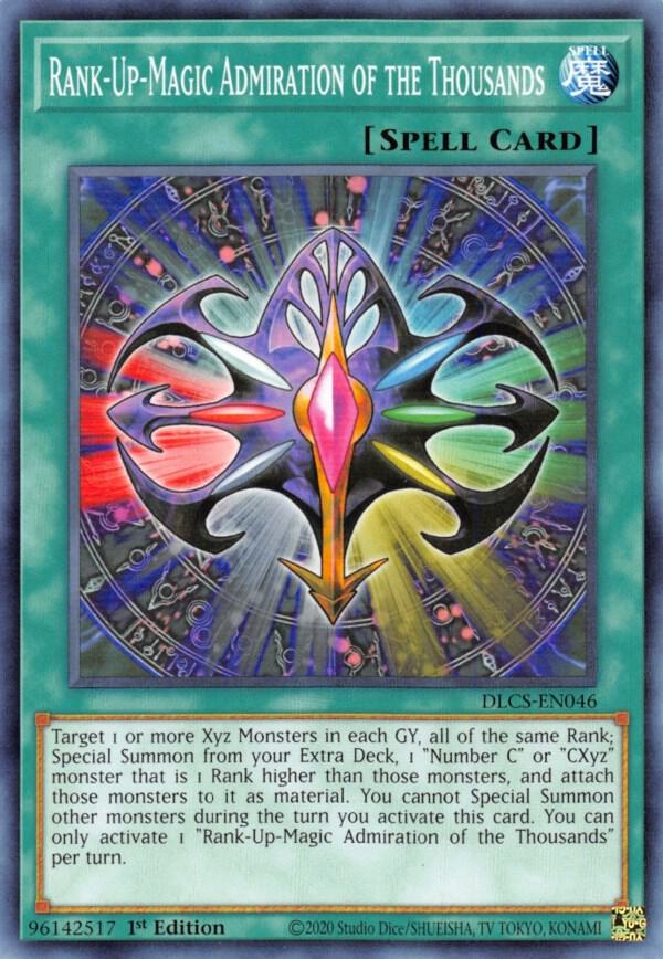 Rank-Up-Magic Admiration of the Thousands DLCS-EN046 card from Dragons of Legend: The Complete Series