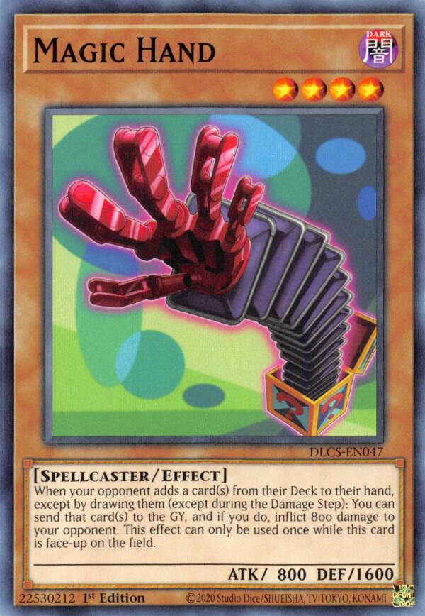 Magic Hand DLCS-EN047 card from Dragons of Legend: The Complete Series