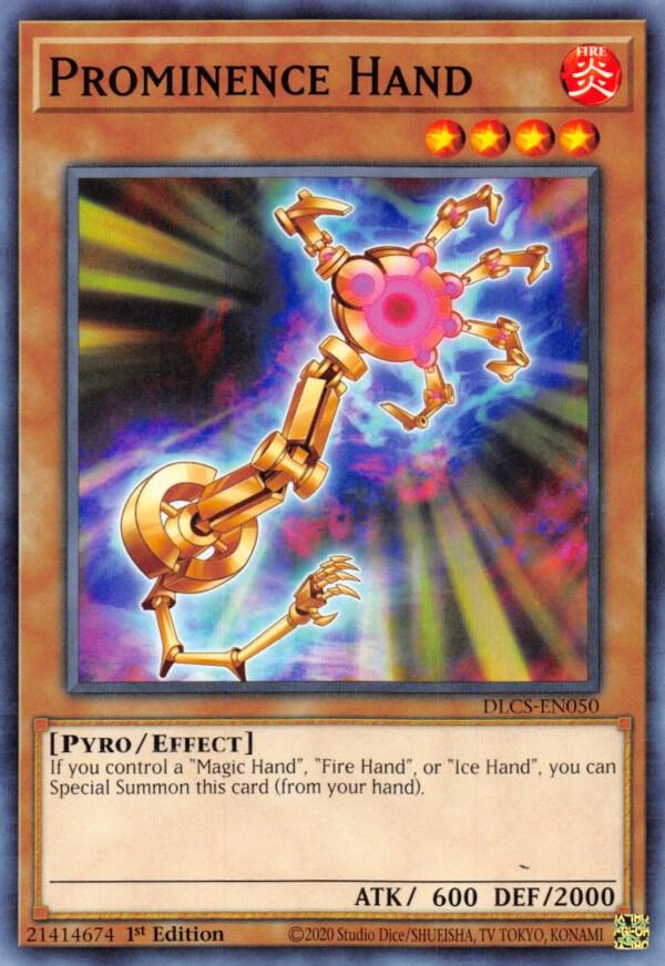Prominence Hand DLCS-EN050 card from Dragons of Legend: The Complete Series