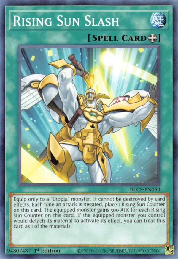 Rising Sun Slash DLCS-EN053 card from Dragons of Legend: The Complete Series
