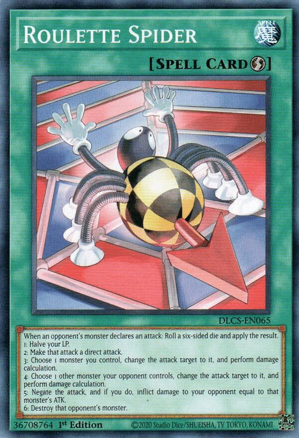 Roulette Spider DLCS-EN065 card from Dragons of Legend: The Complete Series