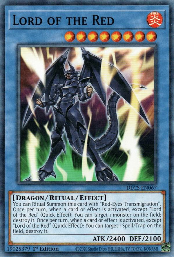 Lord of the Red DLCS-EN067 card from Dragons of Legend: The Complete Series