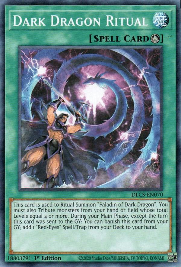 Dark Dragon Ritual DLCS-EN070 card from Dragons of Legend: The Complete Series