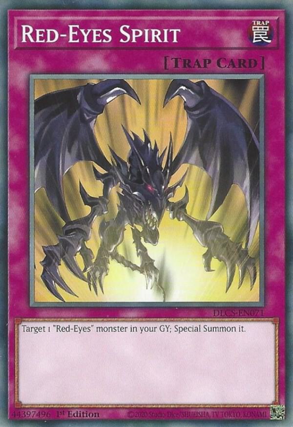 Red-Eyes Spirit DLCS-EN071 card from Dragons of Legend: The Complete Series