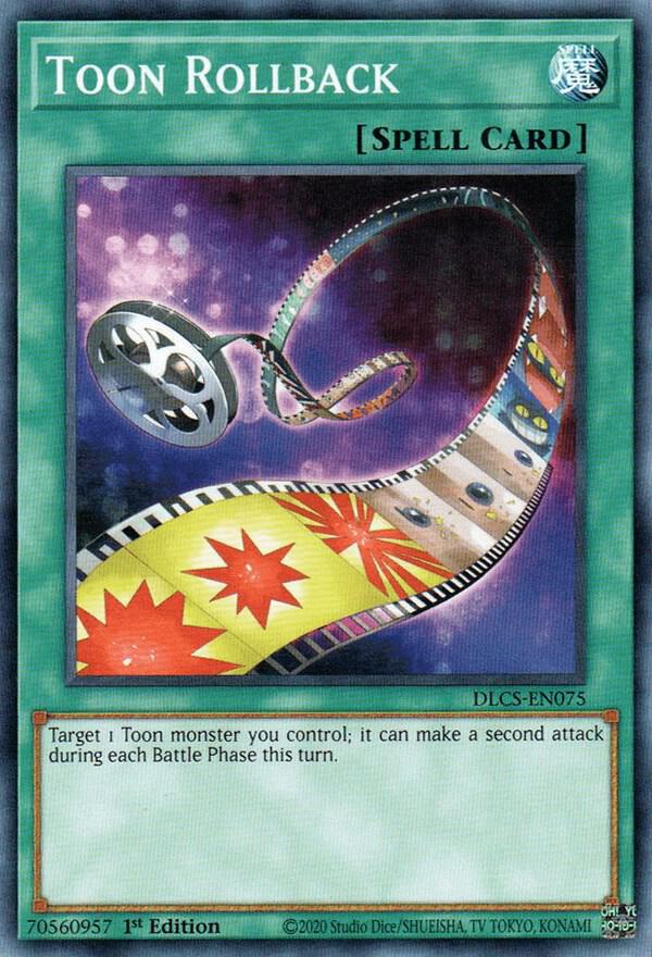 Toon Rollback DLCS-EN075 card from Dragons of Legend: The Complete Series