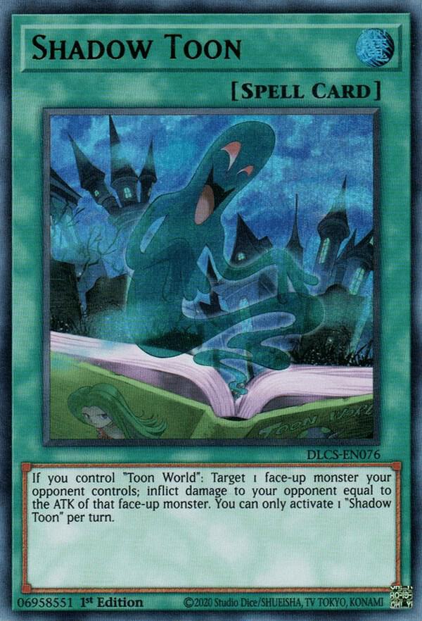 Shadow Toon DLCS-EN076 card from Dragons of Legend: The Complete Series