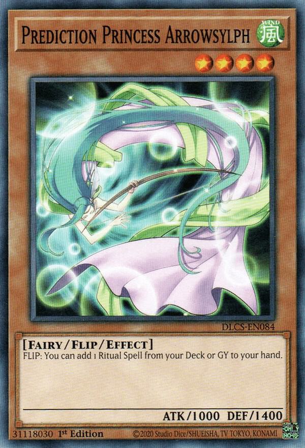 Prediction Princess Arrowsylph DLCS-EN084 card from Dragons of Legend: The Complete Series