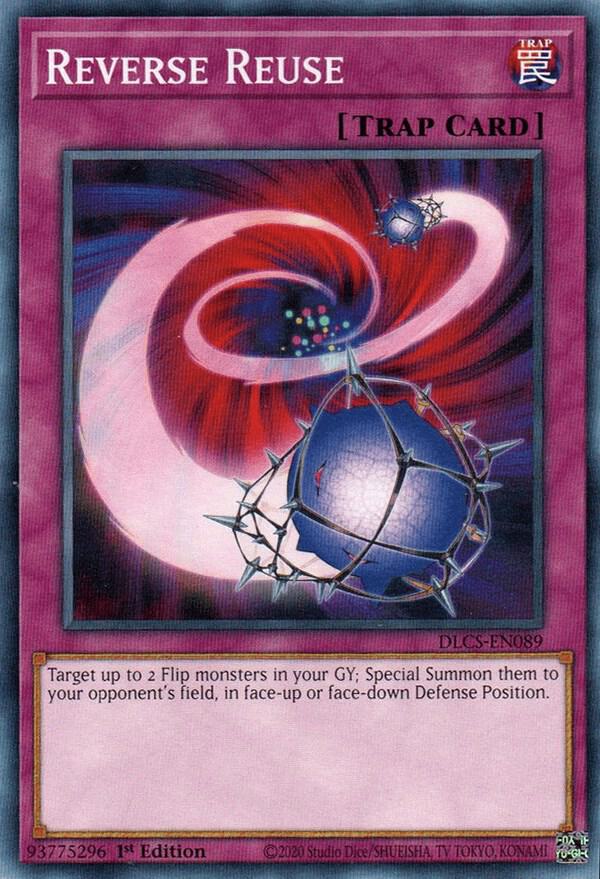 Reverse Reuse DLCS-EN089 card from Dragons of Legend: The Complete Series